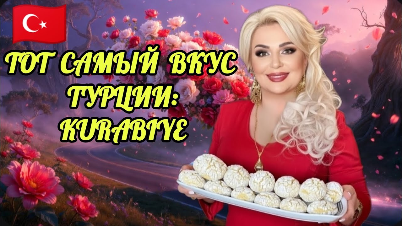 10.02.26.🇹🇷ТОТ САМЫЙ ВКУС ТУРЦИИ 🤌‼️СЕКРЕТ ПРИГОТОВЛЕНИЯ ПЕЧЕНЬЯ С ТРЕЩИНКАМИ. 💥КУРАБЬЕ.💥