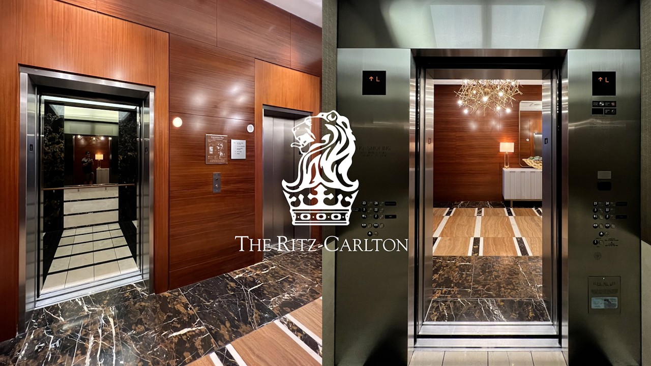 Mitsubishi Traction Express Elevators - The Ritz-Carlton - Los Angeles, CA