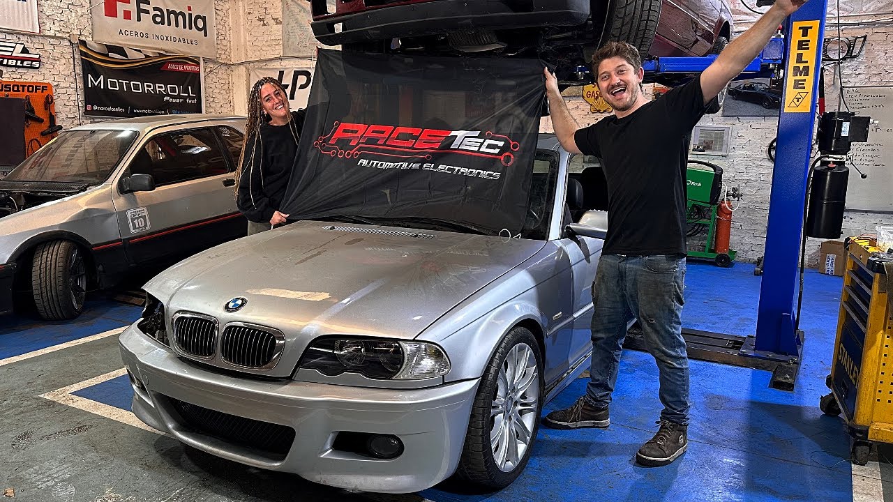 Intalando ECU PROGRAMABLE Racetec R1000 BMW E46! DESAFIO 5 DIAS PARA DRIFT!!
