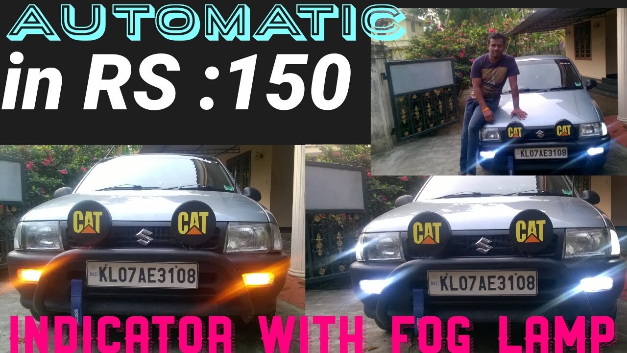 Maruti#zen#indicator with automatic fog lamp in Rs: 150