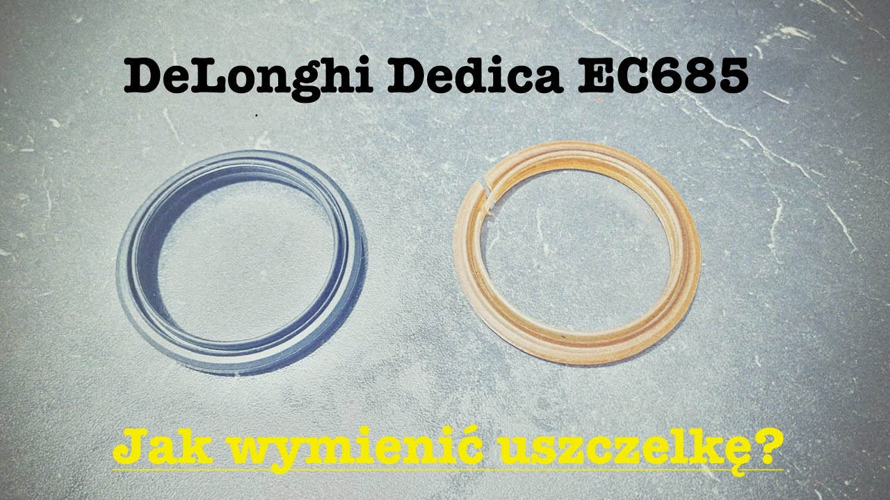 DeLonghi Dedica EC685 - wymiana uszczelki kolby. Jak wymienić uszczelkę?