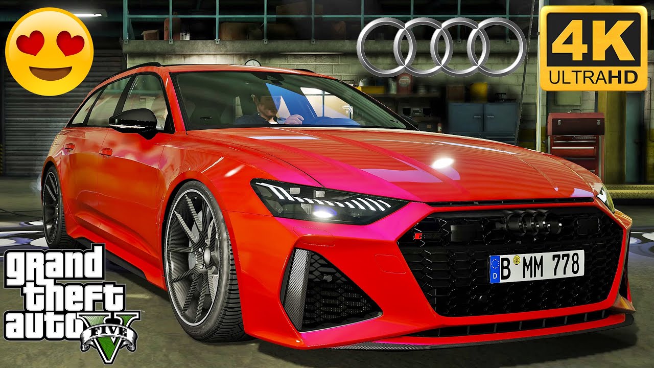Audi RS6 (C8) Tuning -  GTA V  !