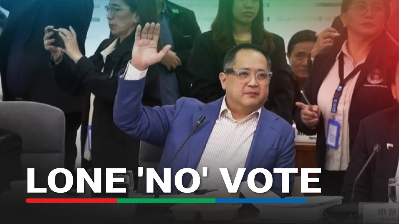 Suntay casts lone vote opposing ‘sufficiency in substance’ of impeach raps vs Duterte