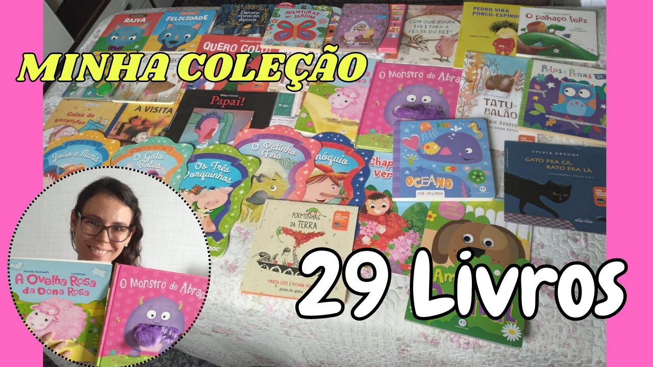 Mostrando minha coleção de LIVROS INFANTIS.