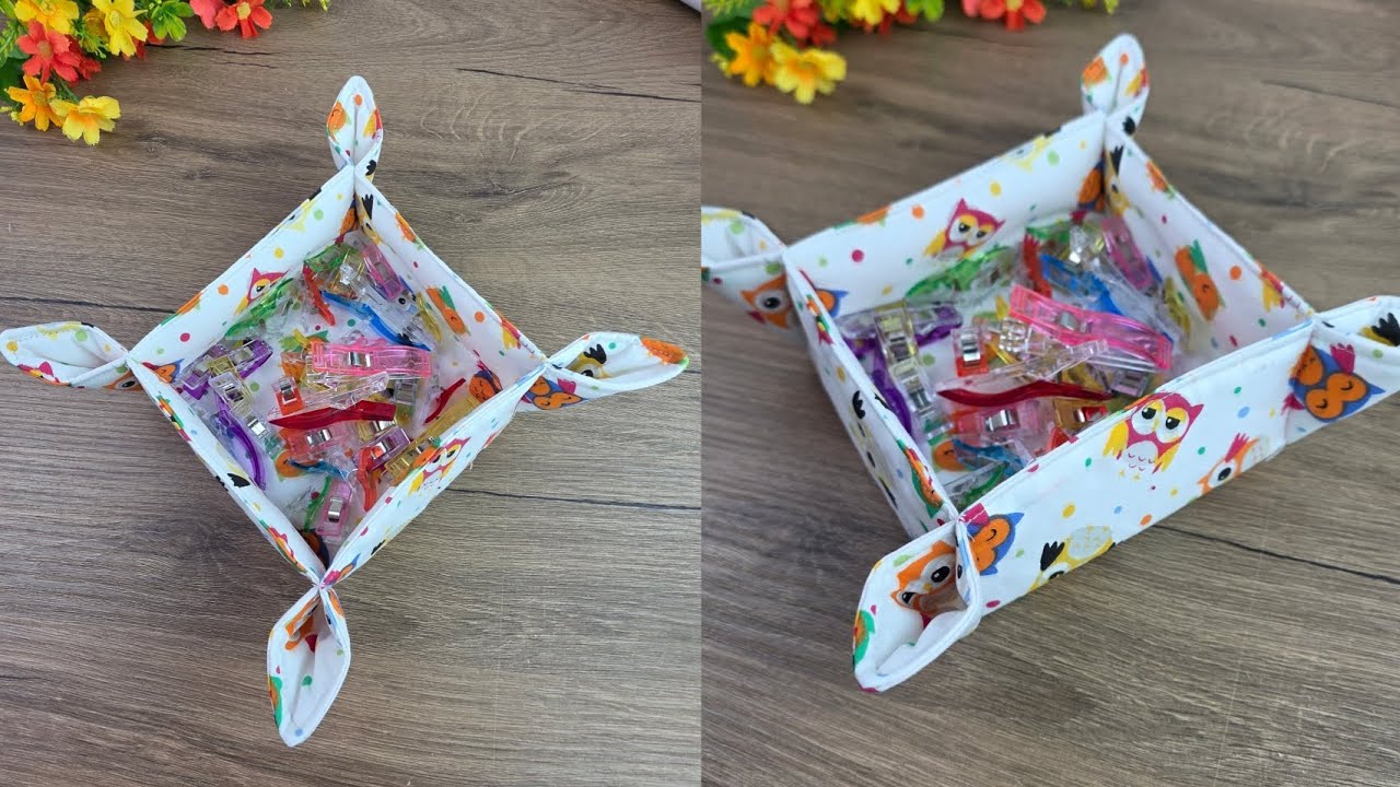 A Cute Fabric Basket for Perfect Organization
