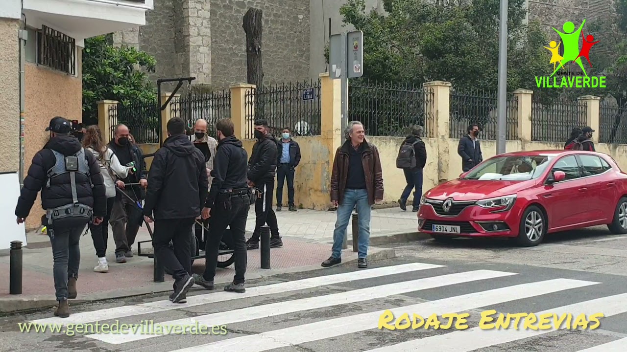 José Coronado graba escenas de la serie Entrevias en Villaverde Alto