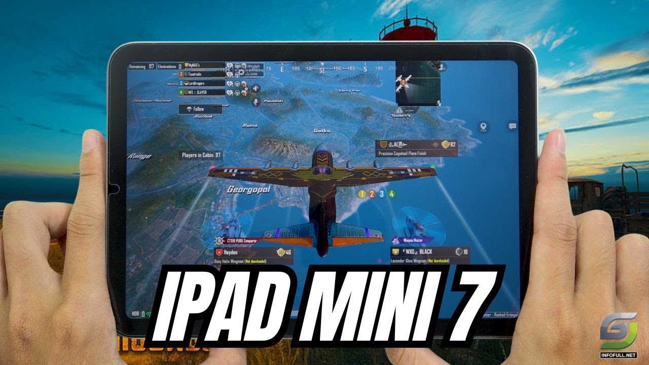 iPad Mini 7 test game PUBG Mobile | Apple A17 Pro