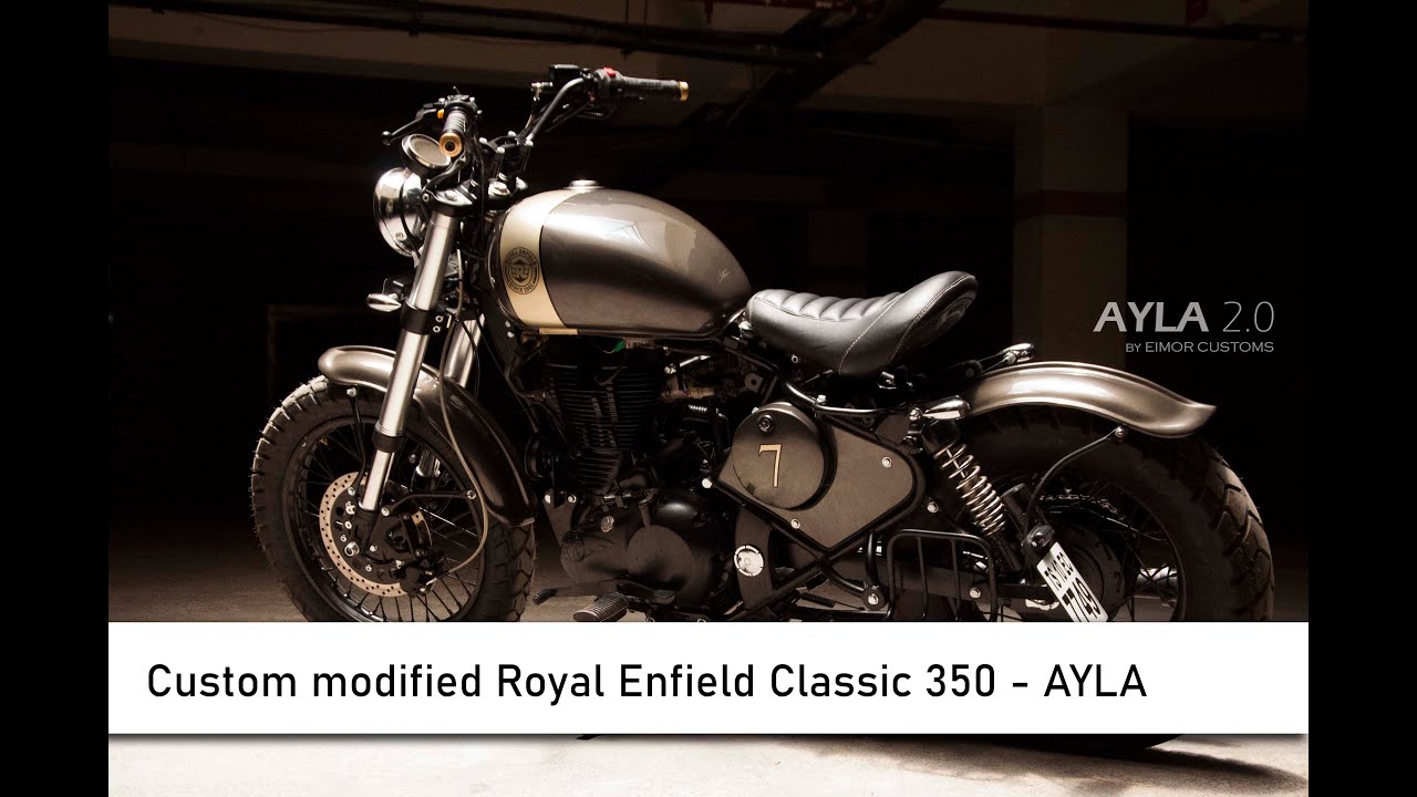 Royal Enfield Classic 350 Modified Into A Bobber | AYLA | Royal Enfield Bobber | EIMOR Customs
