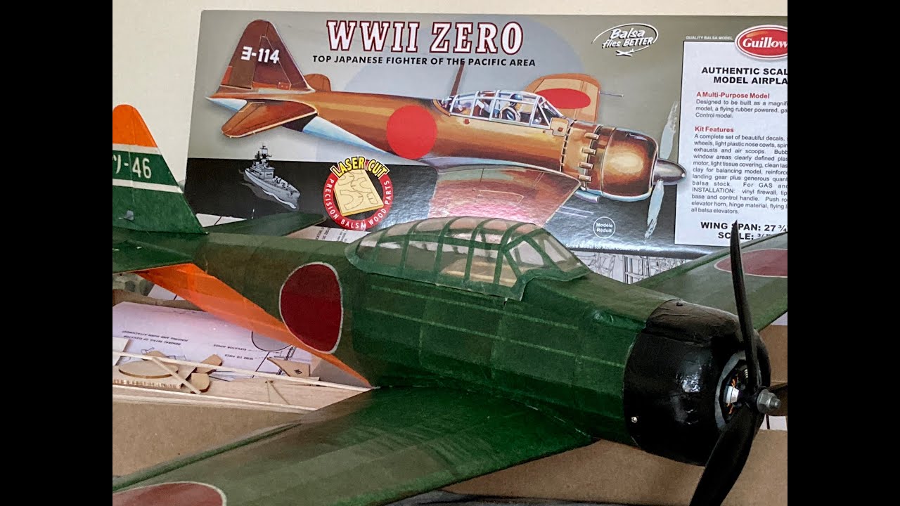 SKippy’s Guillows A6M Zero RC Conversion