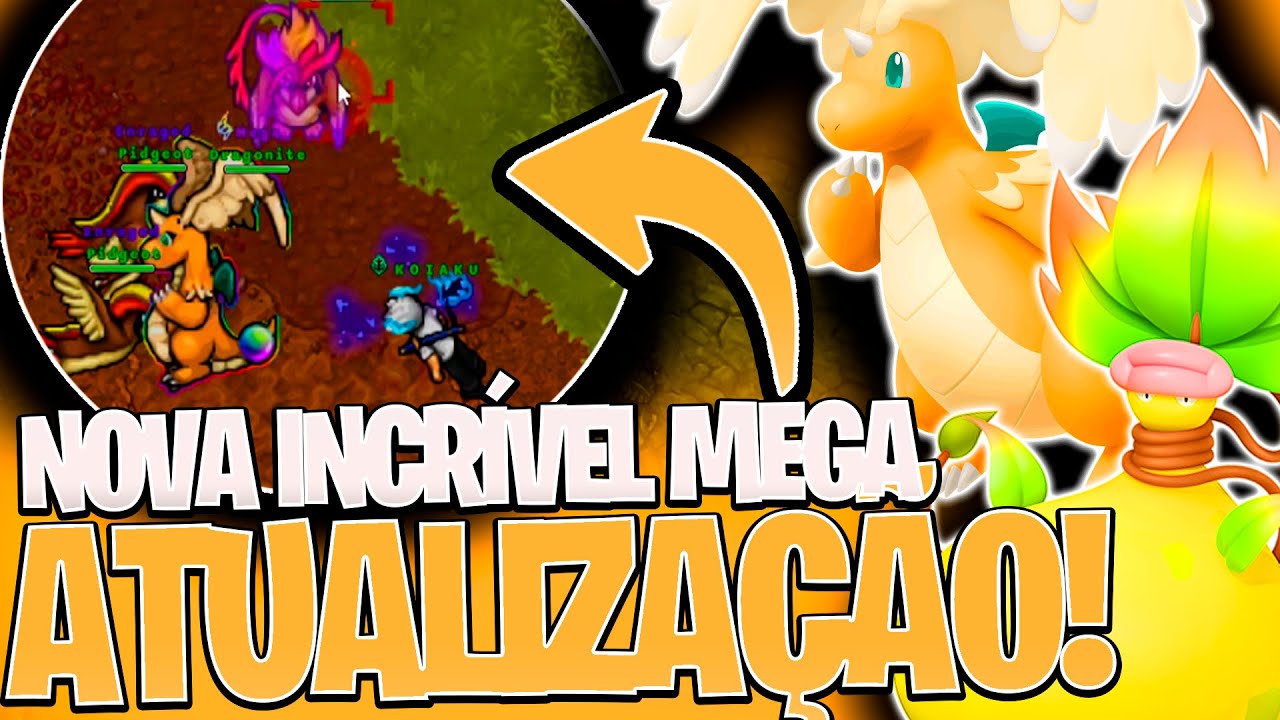 MEGA DRAGONITE E MEGA VICTREEBEL!😍🤯INCRÍVEL MEGA ATUALIZAÇÃO NO POKE ARKUS! POKETIBIA MOBILE E PC!