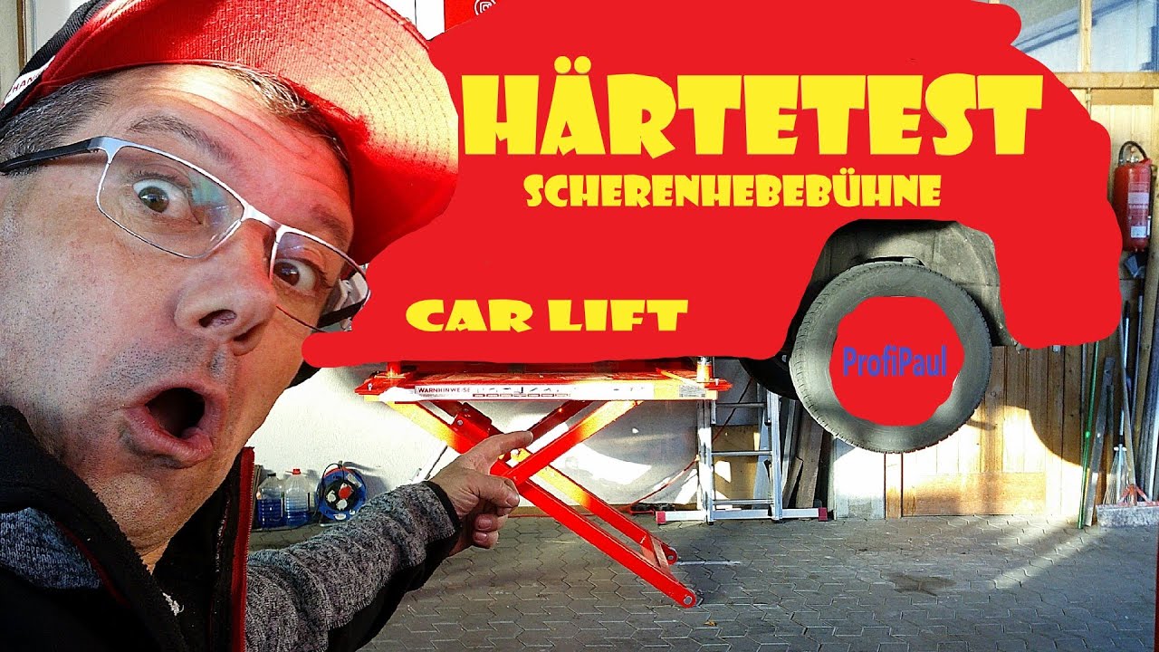 Die BESTE  Scherenhebeb&uuml;hne im H&auml;rtetest @ApeHarry @allroundharry @ProfiPaulBeschaffungsAgentur