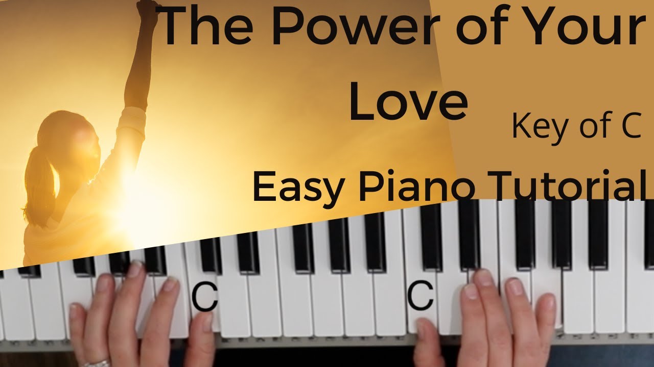 The Power of Your Love  -Geoff Bullock (Key of C)//EASY Piano Tutorial