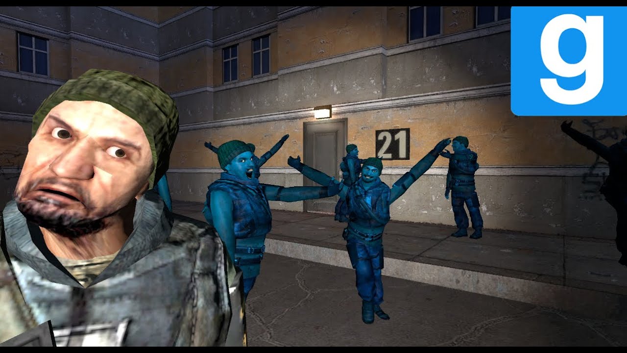 Blue Men invade SinCity (Gmod)