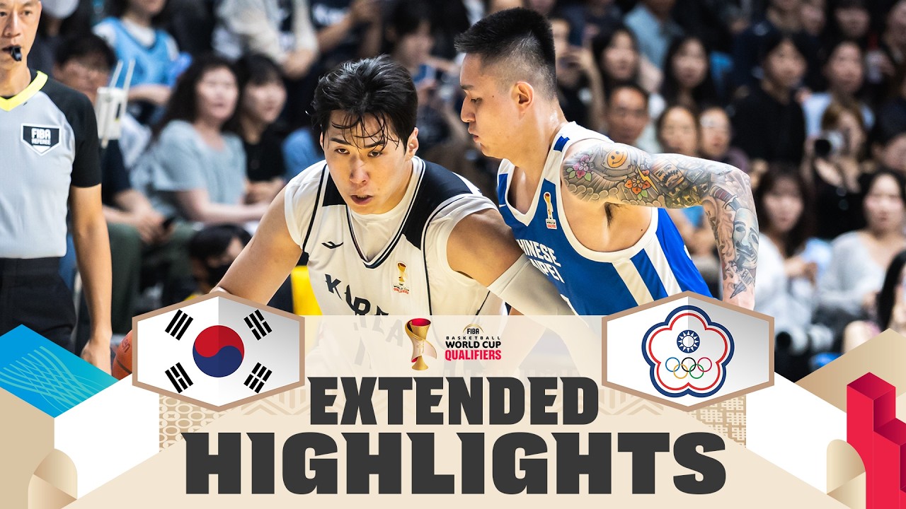 Korea v Chinese Taipei | Extended Highlights | FIBA Basketball World Cup 2027 Asian Qualifiers