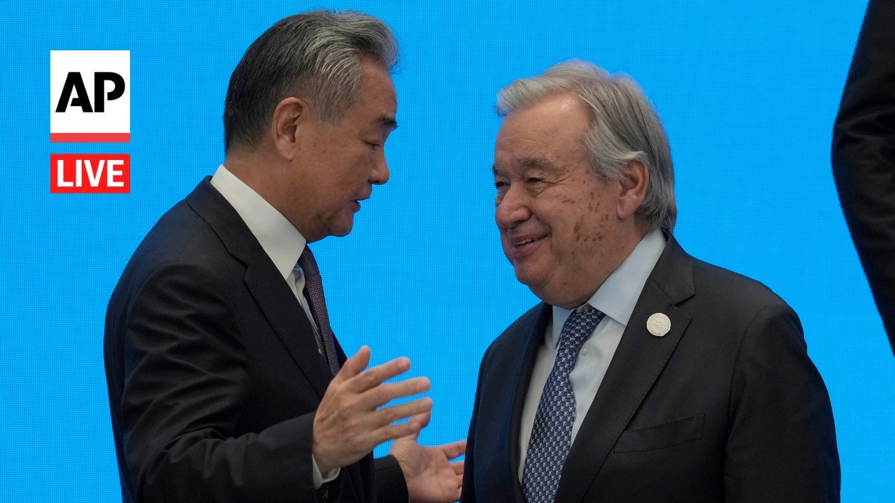 LIVE: China's Xi Jinping and UN chief attend event on AI cooperation in Shanghai