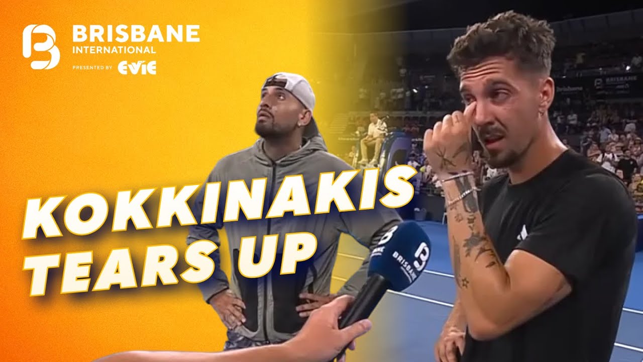 Kyrgios and Kokkinakis share an emotional moment together: 2026 Brisbane International | WWOS