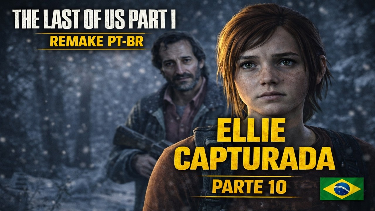 The Last of Us Part I Remake PT BR  Parte 10 – Ellie Foi Capturada