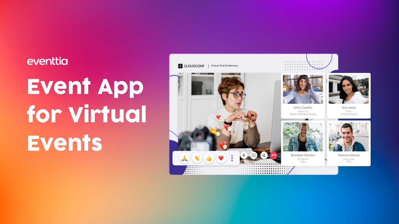Event App for virtual events, by Eventtia