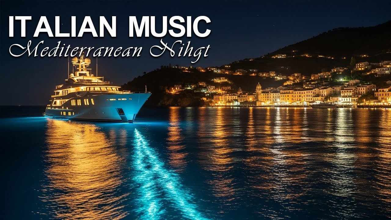 🌙 Mediterranean Midnight Bliss | Italian Luxury Lounge Music for a Calm & Elegant Night