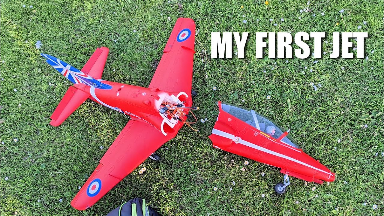 Мой первый реактивный самолет EDF Red Arrows Hawk