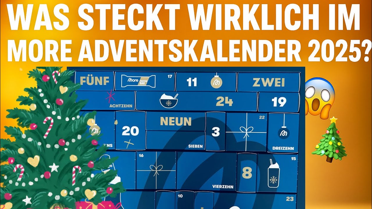 MORE Nutrition Adventskalender 2025 | Unboxing & ehrliche Meinung! | SaragoesSahara 💗