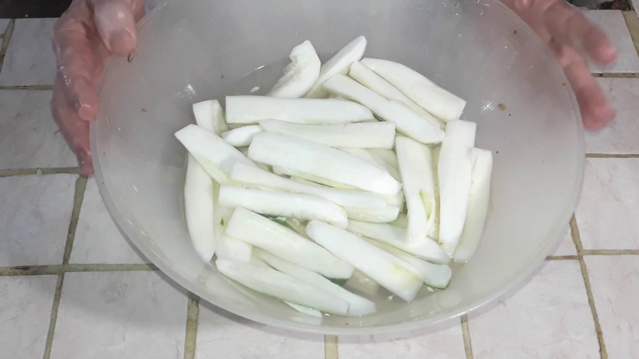 COMO HACER 🥒(DULCE DE PEPINO)🥒 SUPER FACIL