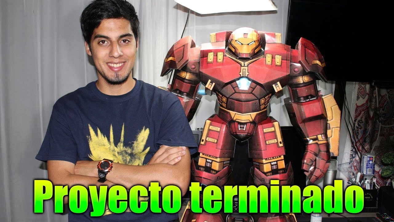 Todo lo que debes saber de este Hulkbuster de 1 metro en Papel - PaperVlog #11