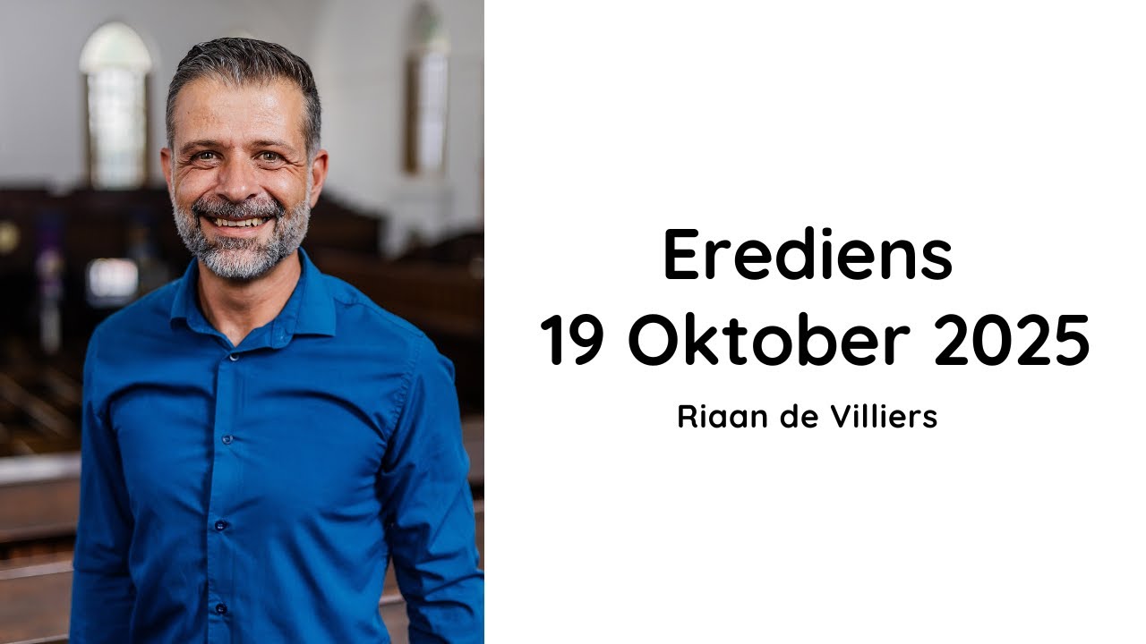 Erediens te Groote Kerk - 19 Oktober 2025
