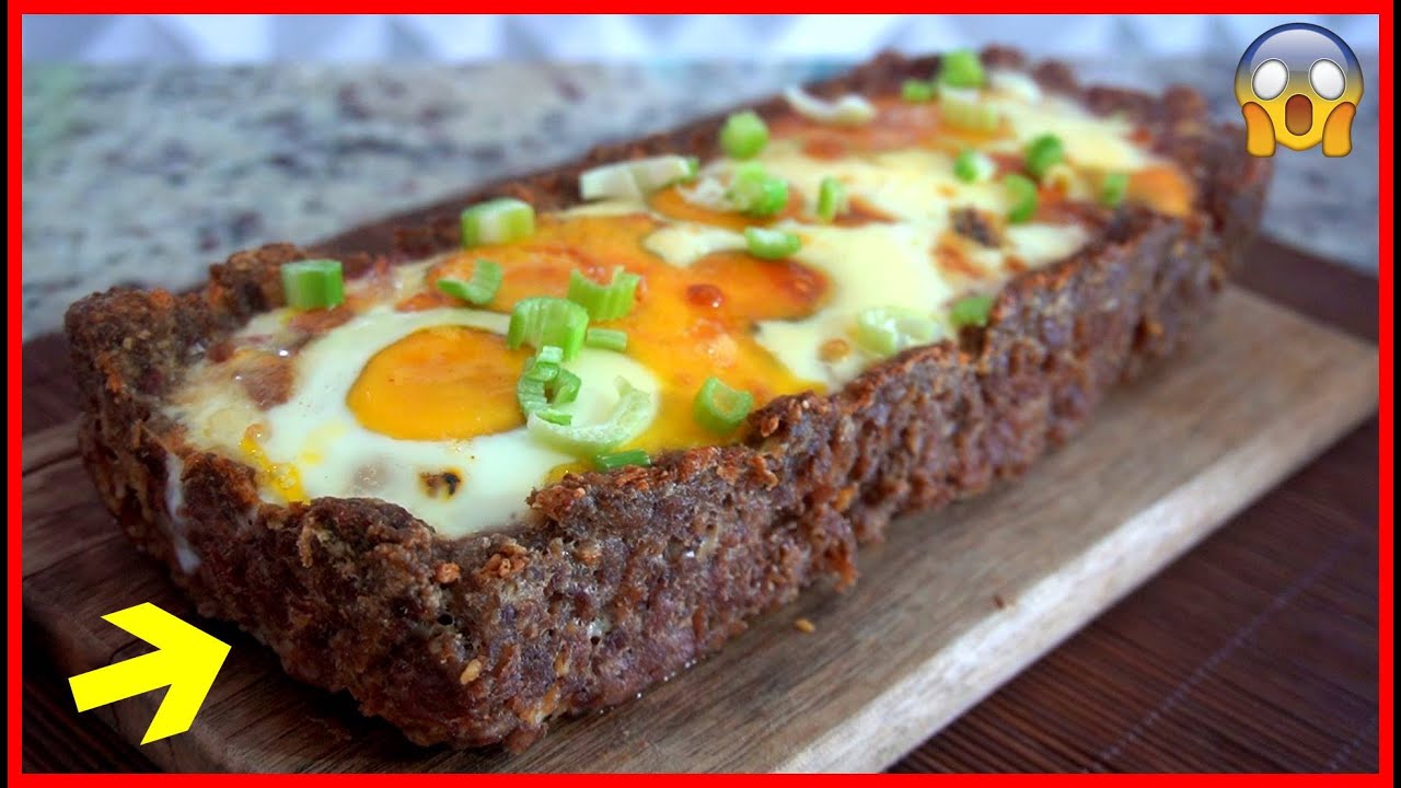 BOLO DE CARNE RECHEADO COM TUDO QUE VOCÊ TEM EM CASA! FICA IN-CRÍ-VEL!!