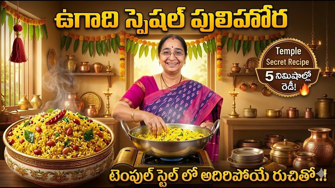 Ramaa Raavi - ఉగాది స్పెషల్ పులిహోర  | Ugadi Special Pulihora Recipe | Ugadi 2026 | SumanTV MOM