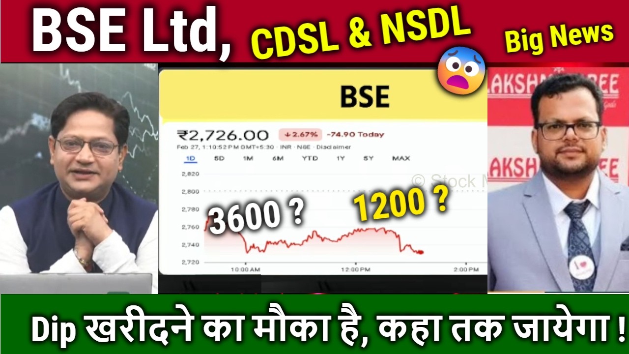 BSE share latest news,Buy or sell?Future Analysis,NSDL,CDSL,BSE LTD share news,Target 2030,NSE IPO
