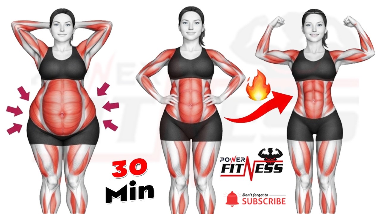 Burn Belly Fat & Slim Waist Fast 🔥 Lose Belly Fat FAST with Standing Abs Workout