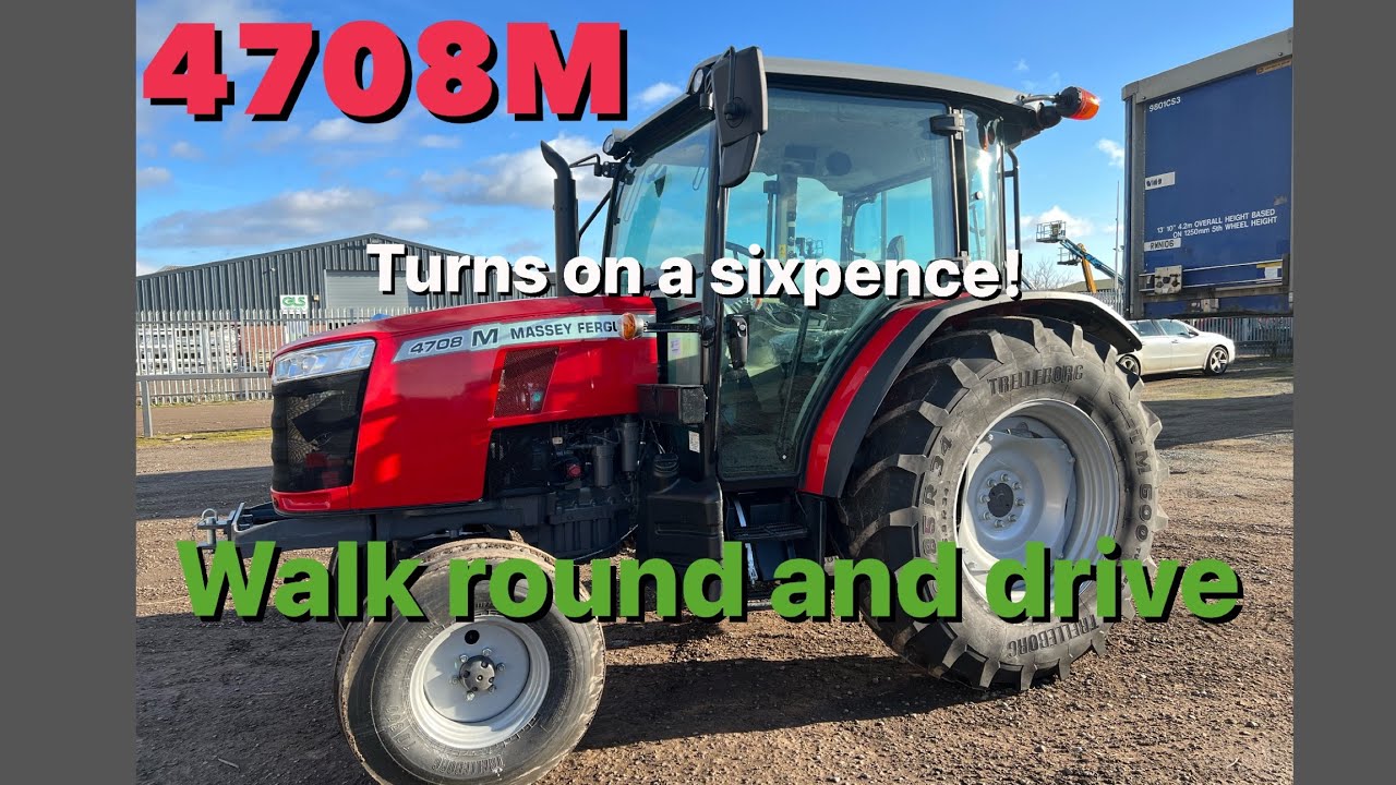 Massey Ferguson 4708M - does a 2wd tractor have a place on a modern farm?