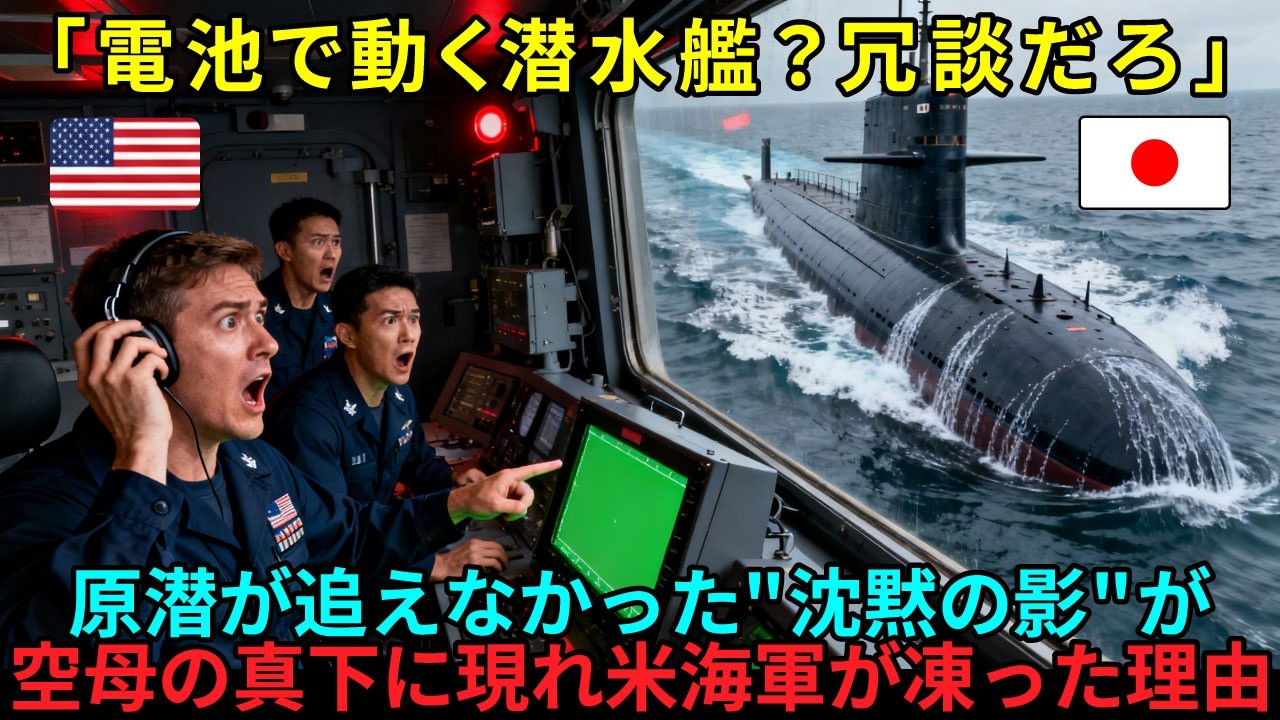 【真実日本】　「ソナーに何も映っていない」世界が沈黙した日──米海軍が震えた日本の潜水艦のありえない性能とは？