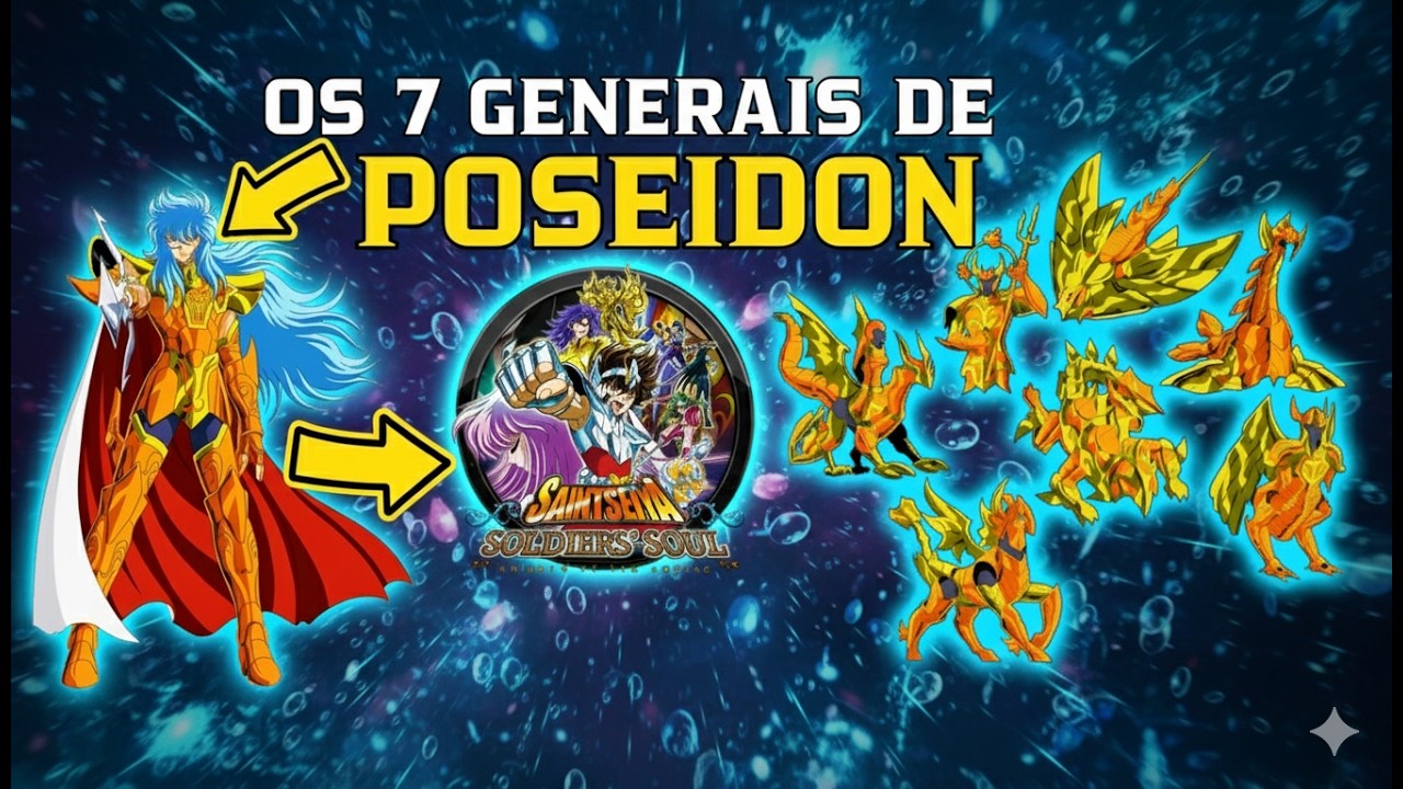 Saint Seiya - Os generais marinas de poseidon