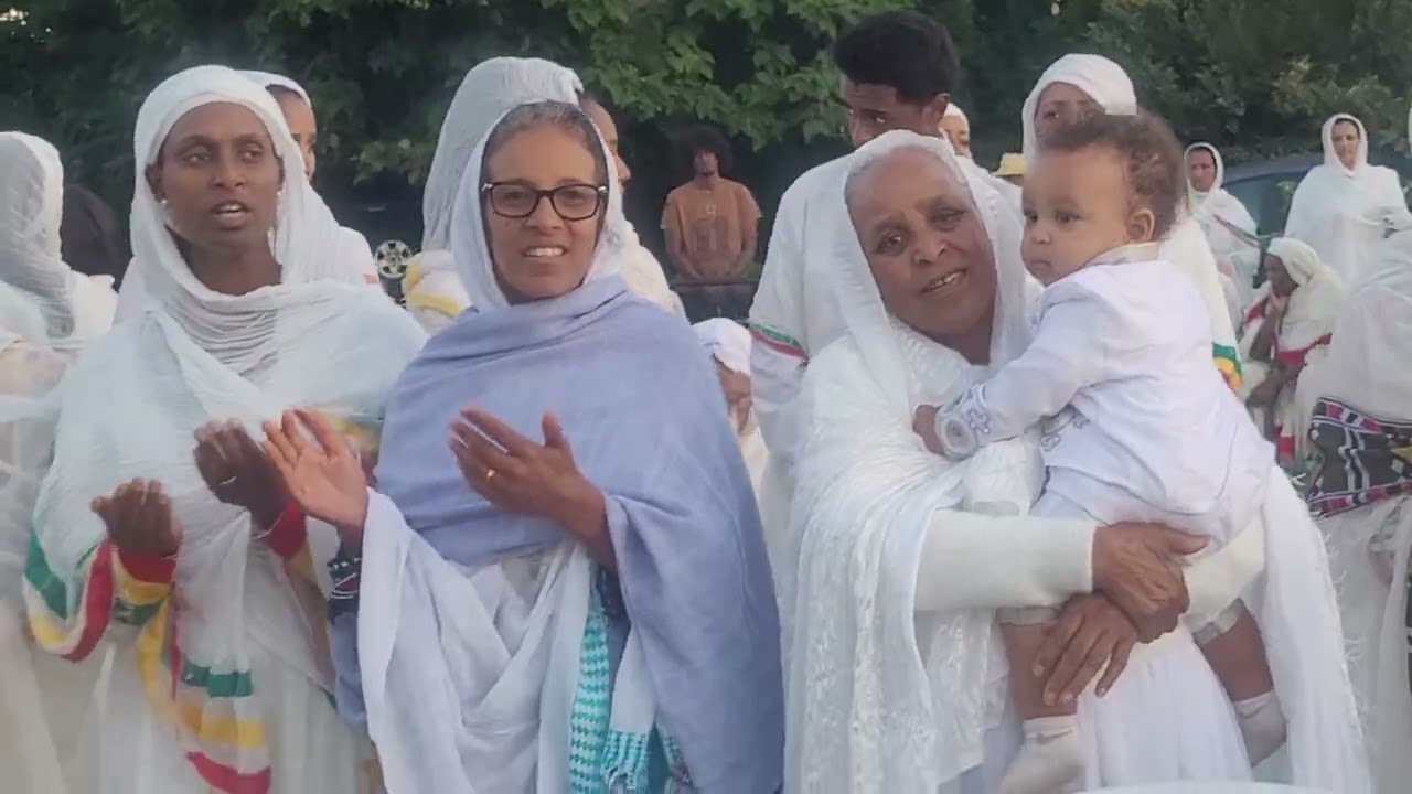 በደብረ ስላም ቅዱስ ሚካኤል ⛪️  የመስቀል➕(ደመራ) አከባበር 🙏⛪️🙏