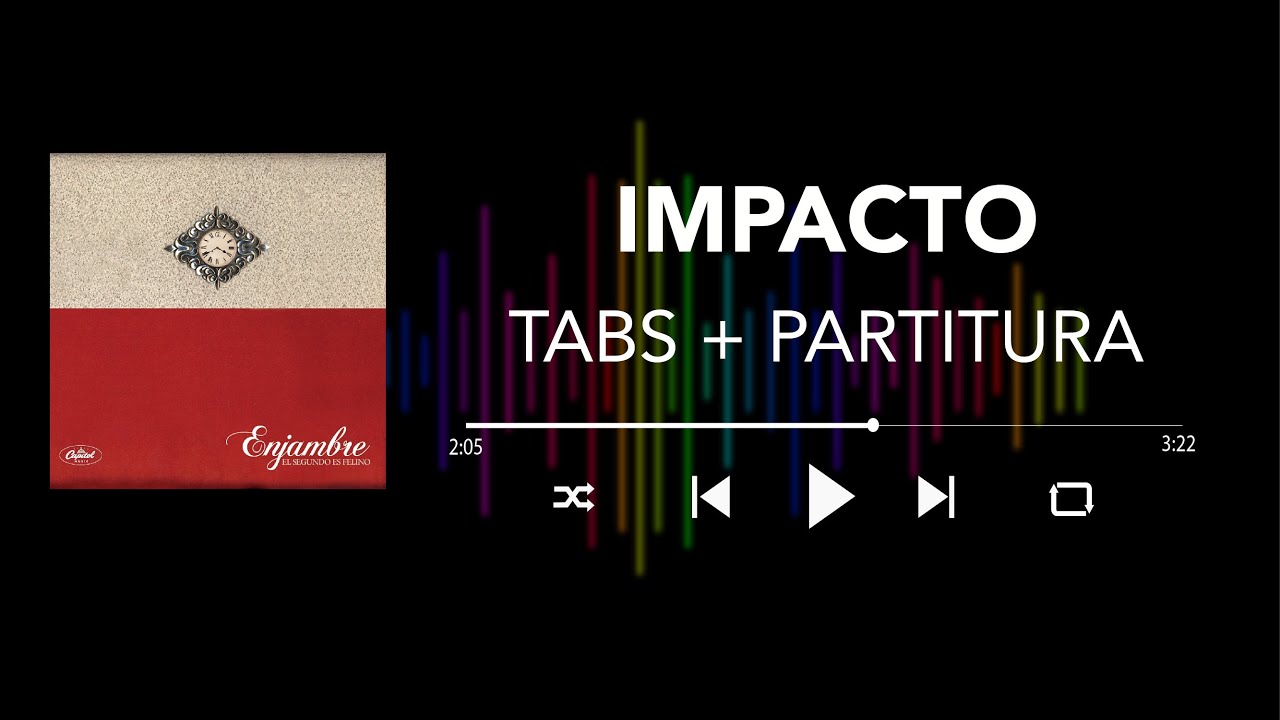 Enjambre - Impacto (Bass Cover/Tabs + Partitura + Acordes)