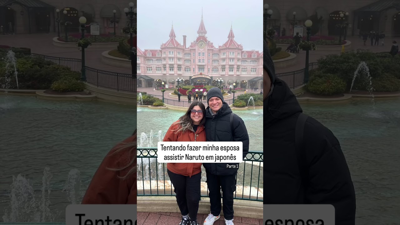 Tentando fazer minha esposa ver Naruto em japon&ecirc;s. #naruto #anime #react #casal #narutoclassico