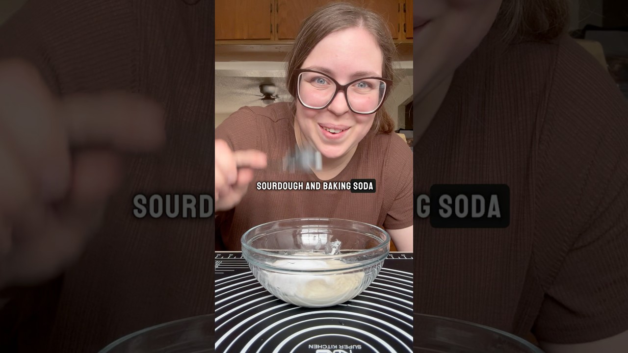 Using baking soda to leaven sourdough discard