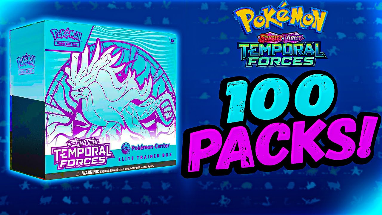 Opening 100x Pokémon Temporal Forces Booster Packs (Again)!