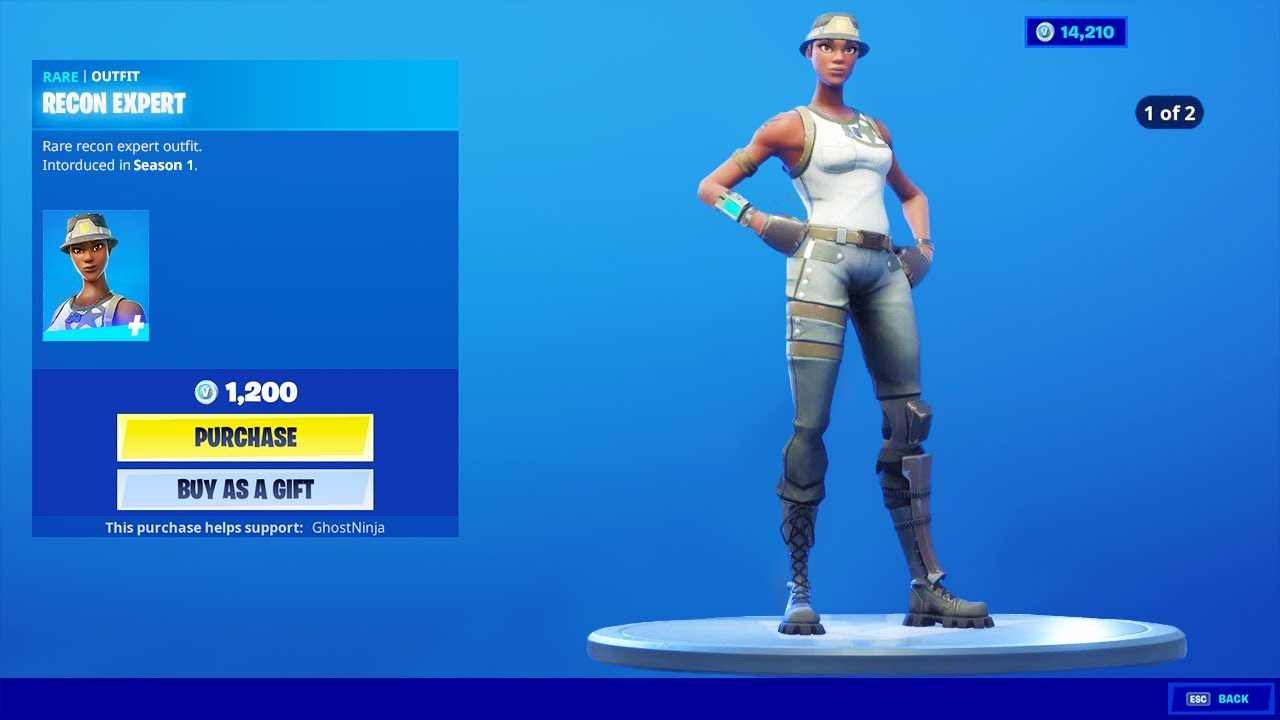 RECON EXPERT SKIN BACK in Fortnite!