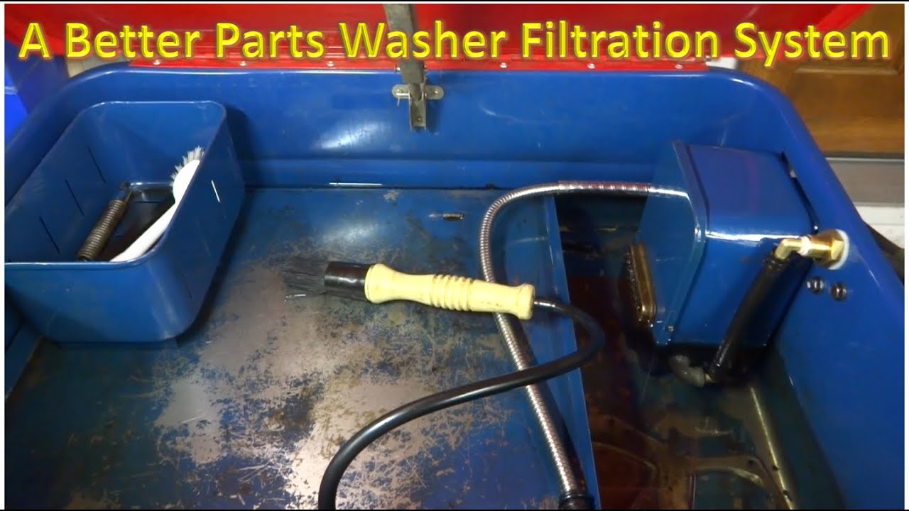 Harbor Freight Parts Washer Filtration System - The Finished Project