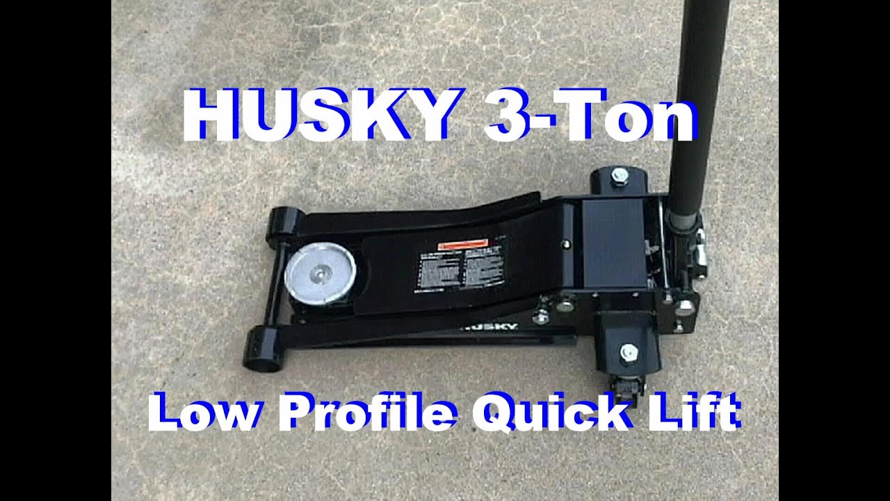 Обзор 3-тонного низкопрофильного гидравлического напольного домкрата HUSKY с функцией Quick Lift