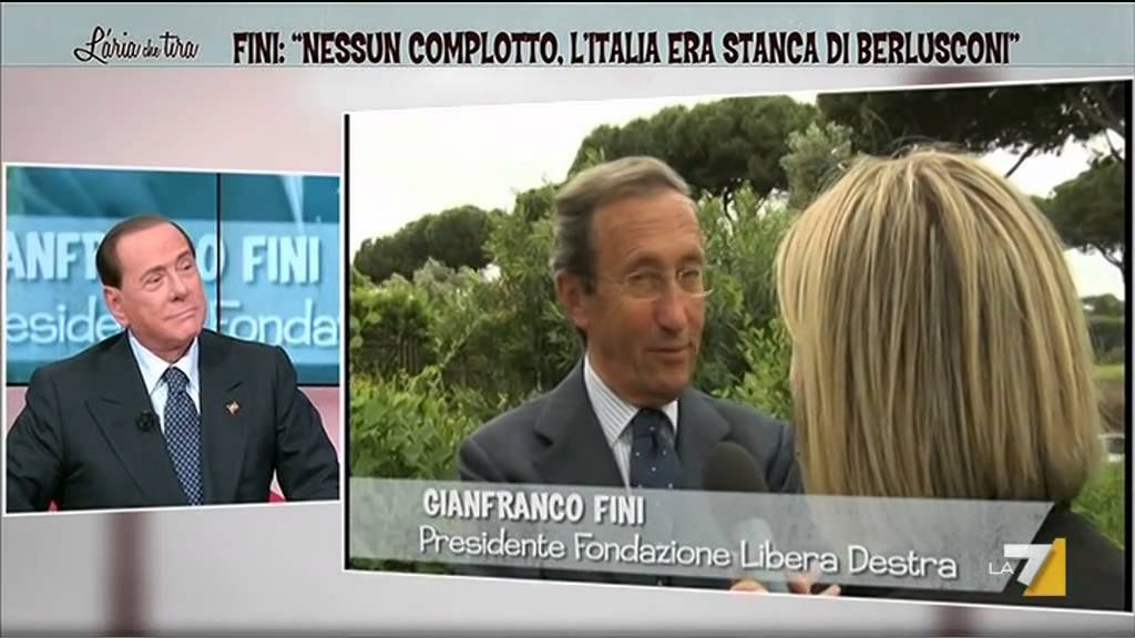Fini: 'Nessun complotto, l'Italia era stanca di Berlusconi'