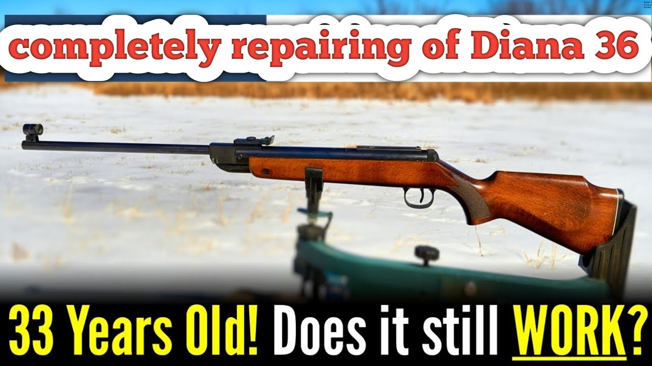 completely repairing of Diana 36 Modal with rebroning at shah g airguns sale and services