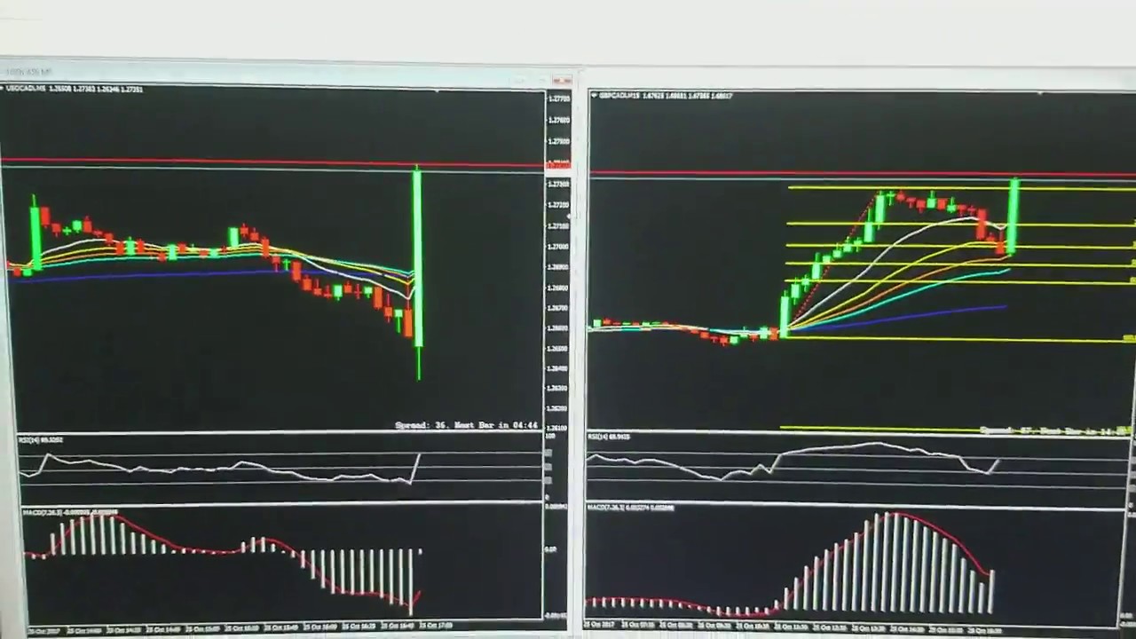 FOREX, Operando en Vivo en la Sala de Trading!