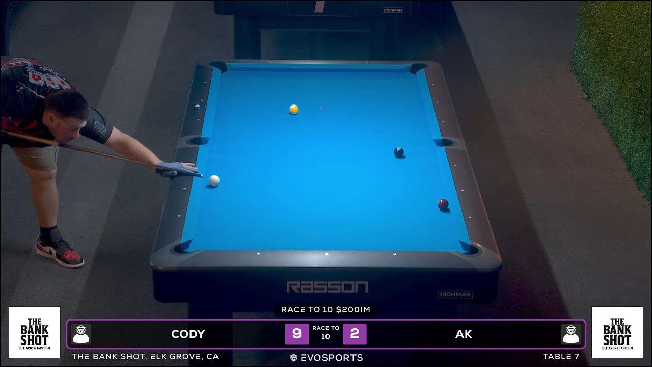 CODY vs AK - THE BANK SHOT - TABLE 7 | EvoSports