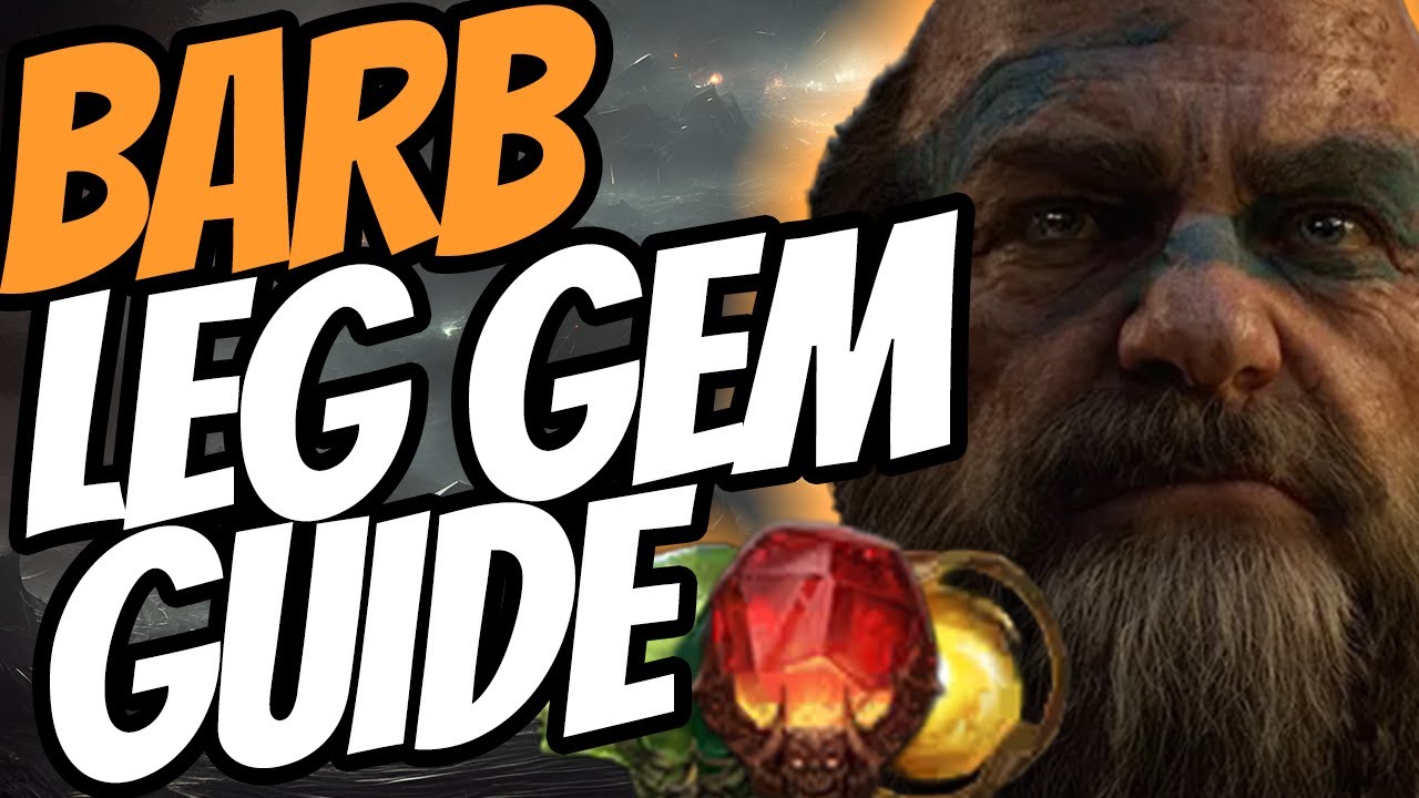 IN-DEPTH Barbarian Legendary Gem Guide | 1-2-5 Star Builds