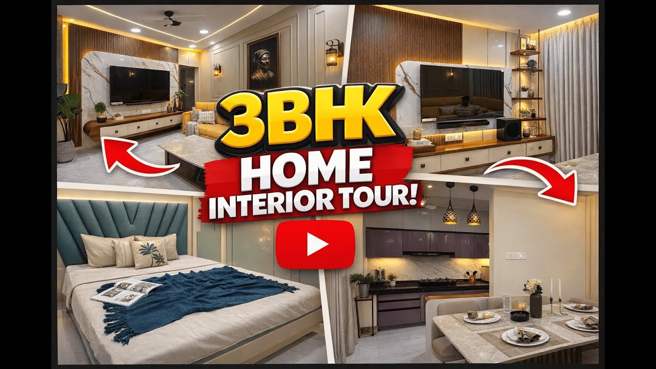 “Simple Yet Premium 3BHK Home Interior | Full House Walkthrough”