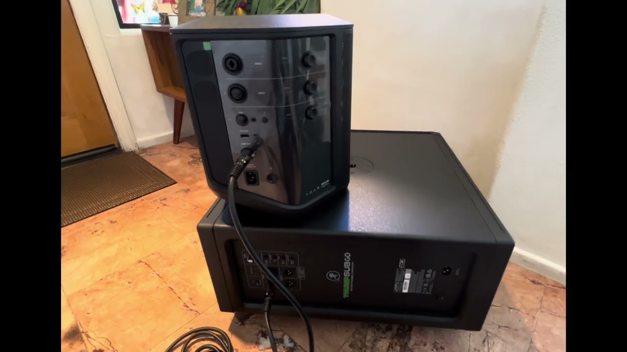 Bose S1Pro+ поверх нового Mackie ThumpSub Go — идеальная портативная акустическая система, работа...